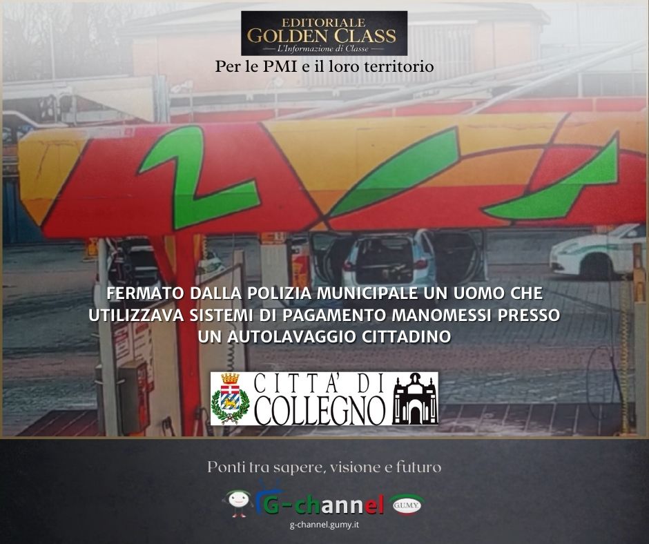 Collegno: fermato uomo con pagamenti manomessi all’autolavaggio